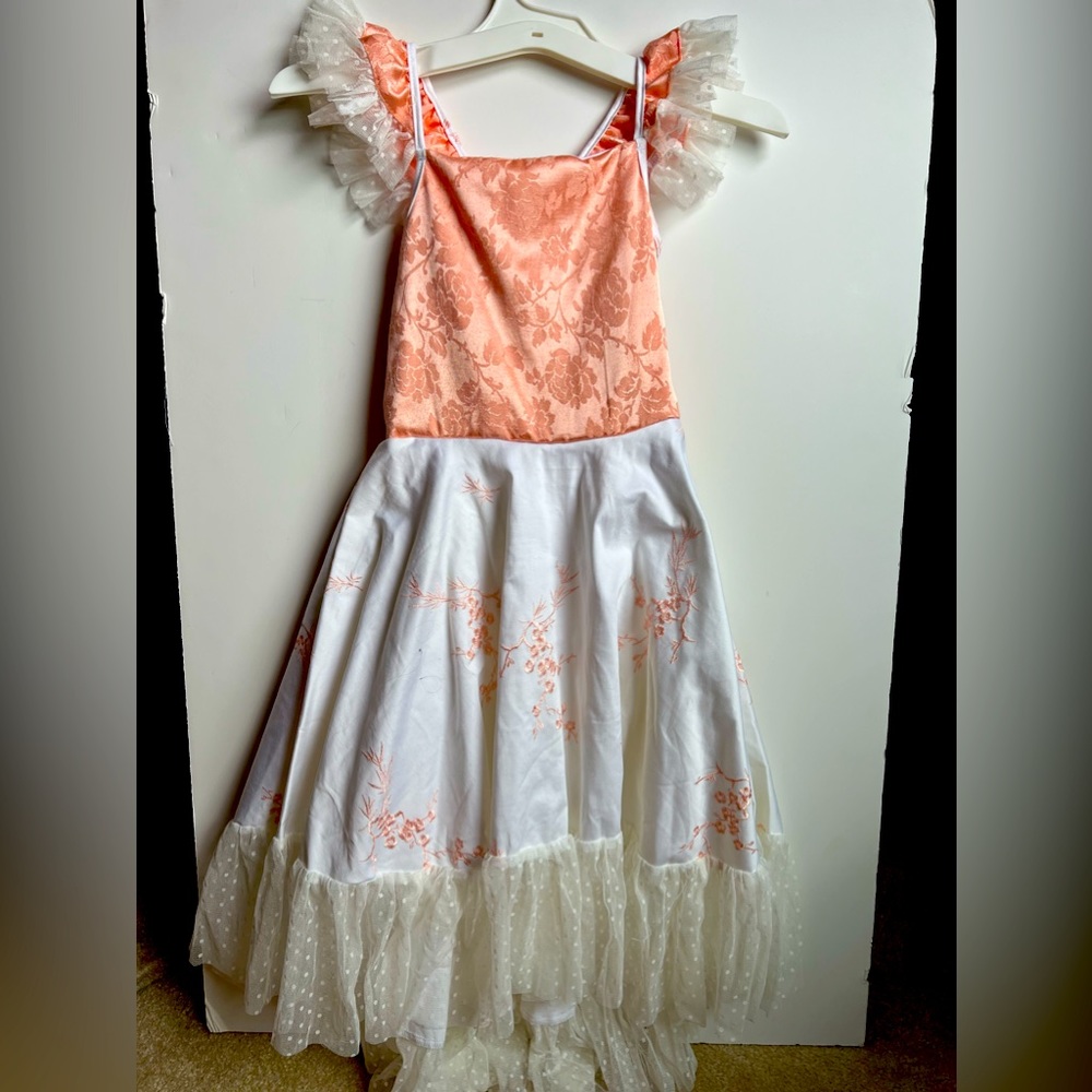 Mia Belle Girl size 6Y/6X cross strap dress NWOT